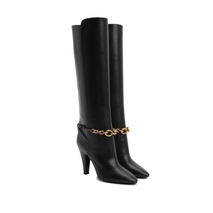 Saint Laurent Leather Boots Women