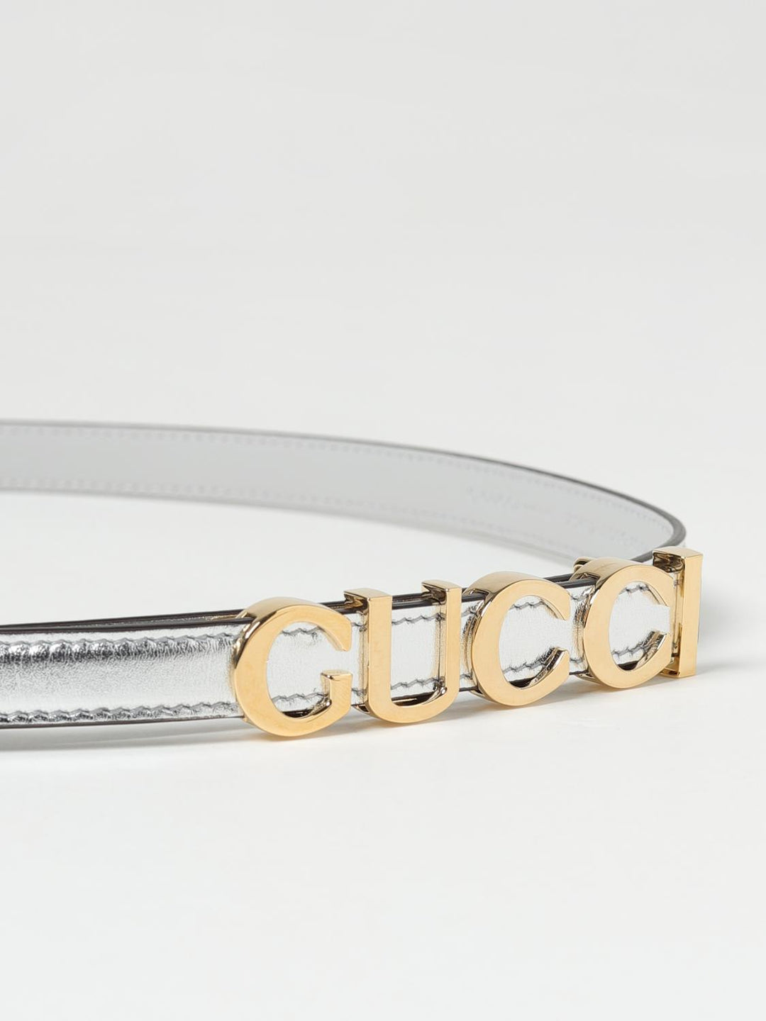 Gucci Belt Woman Silver