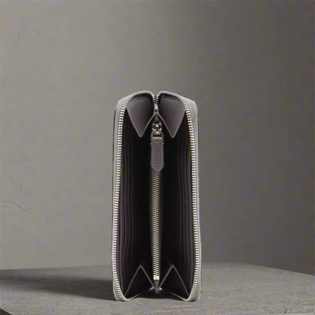 Burberry women's grey leather Wallets