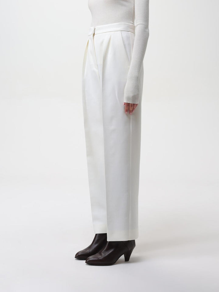 Max Mara Pants Woman Cream