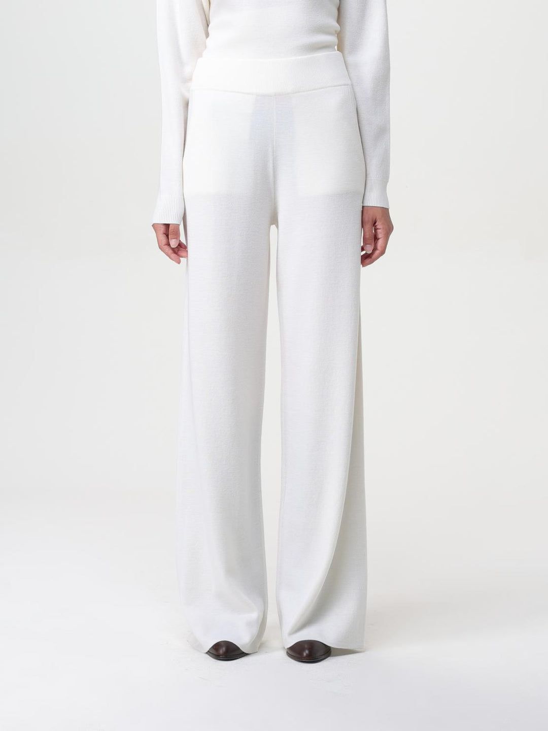 Max Mara Pants Woman White