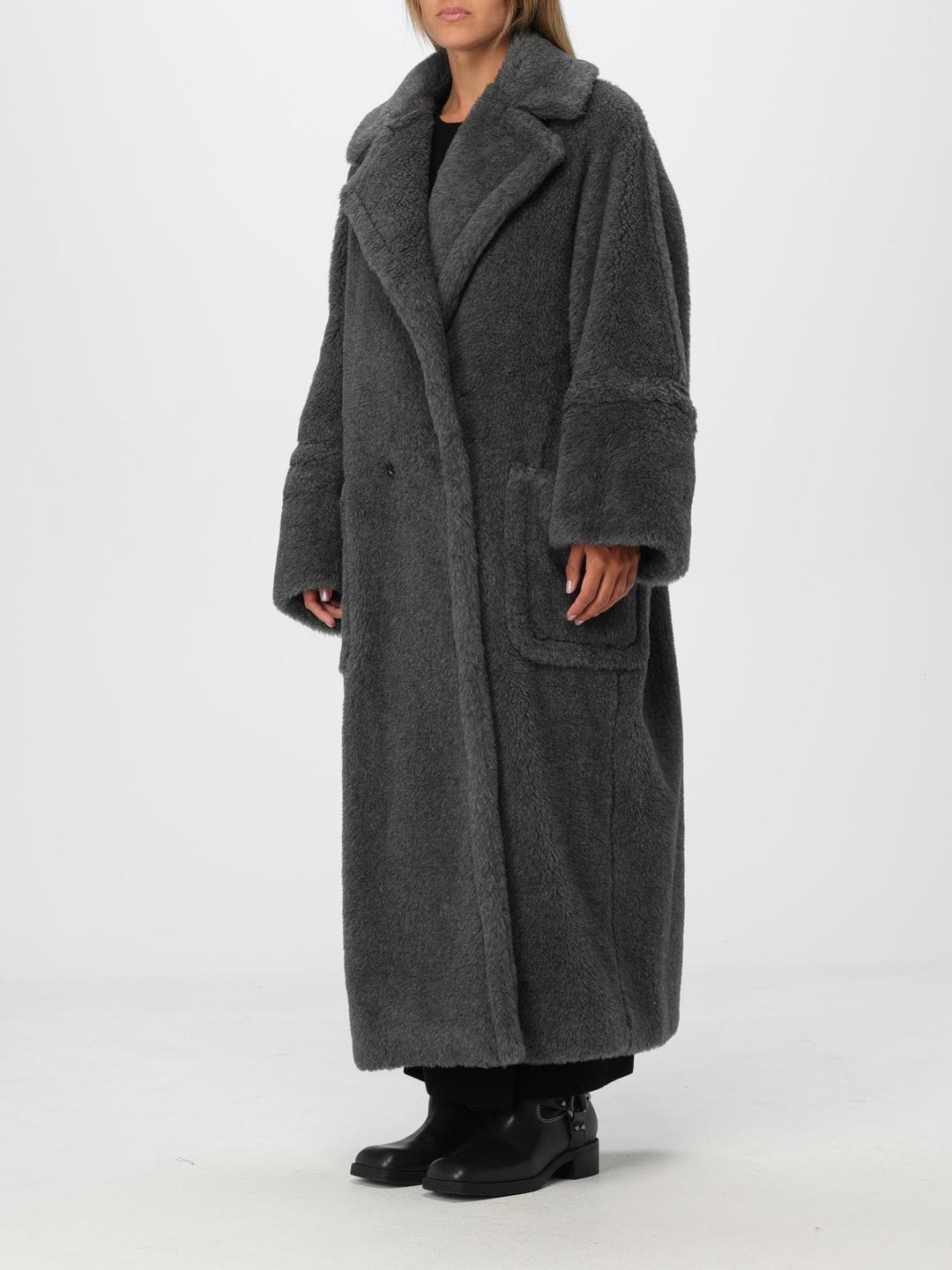 Max Mara Coat Woman Grey