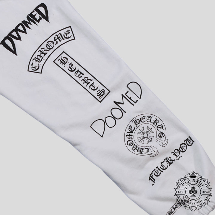 Chrome Hearts Deadly Doll Sweatpants in White