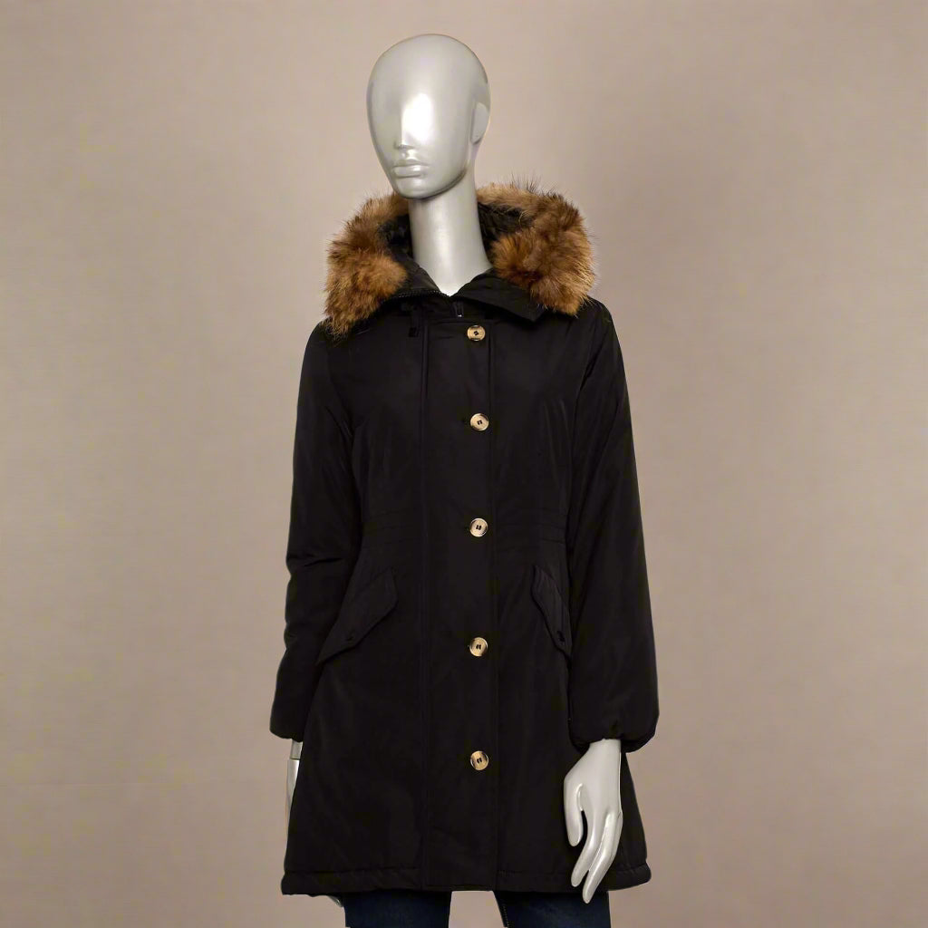 Comfortable Italian designed coats & jackets in mid, 3/4 and hooded designs