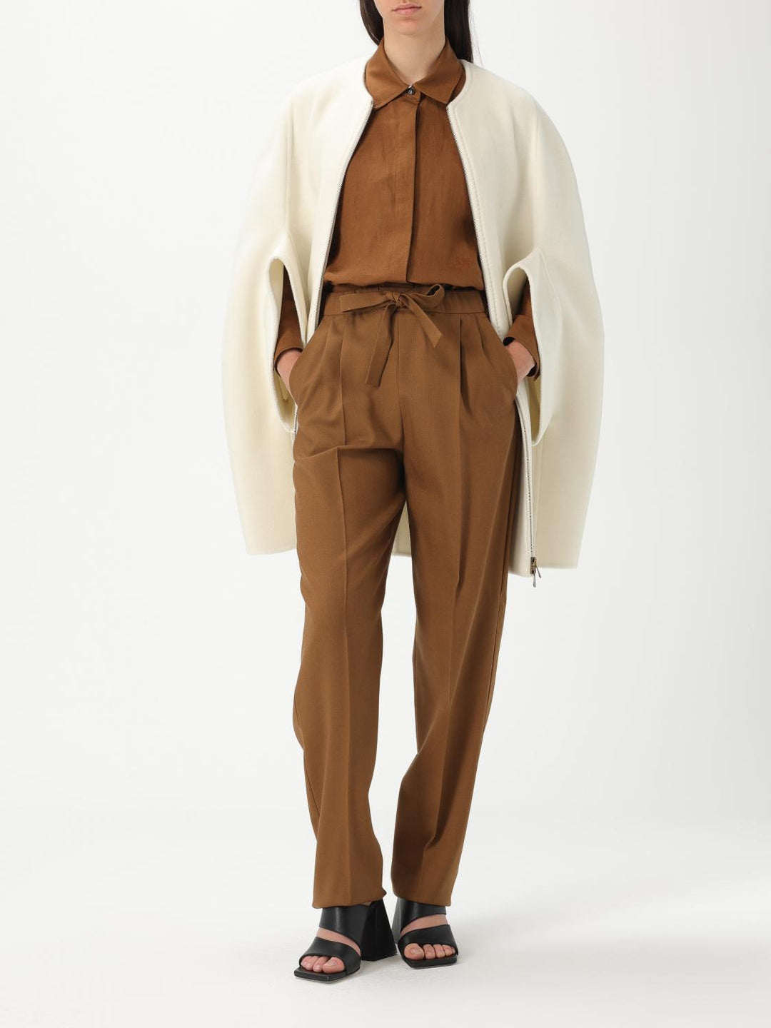 Max Mara Coat Woman White