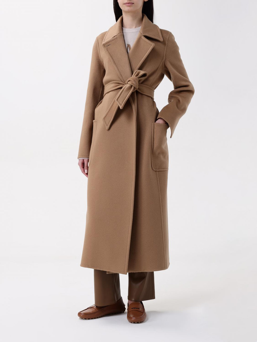 Max Mara Coat Woman Camel