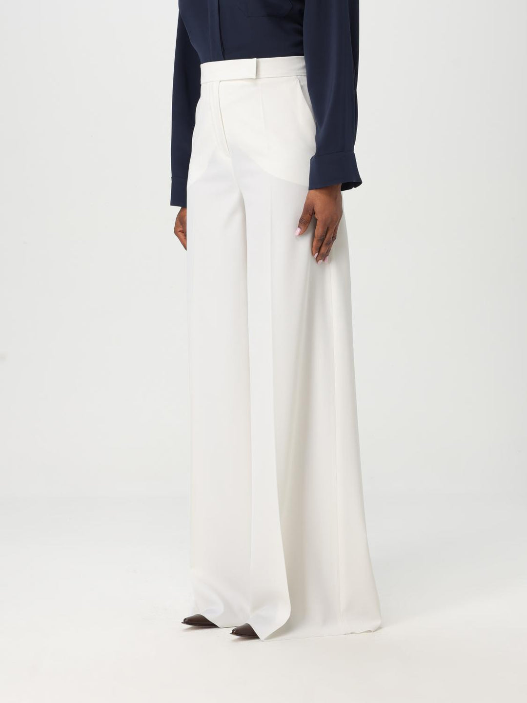 Max Mara Pants Woman White