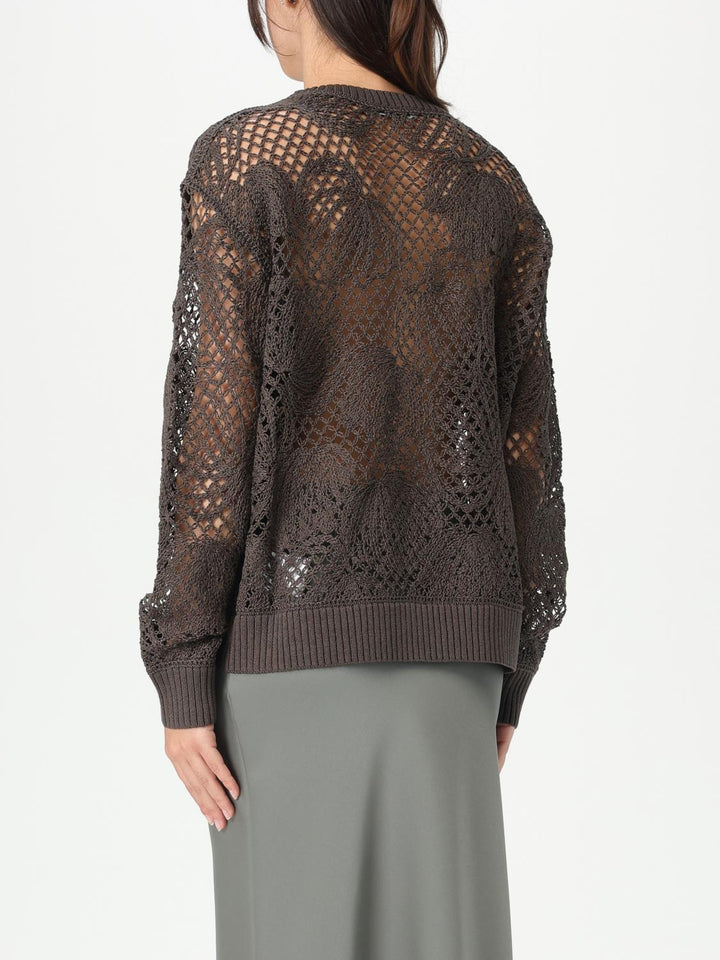 Max Mara Sweater Woman Brown