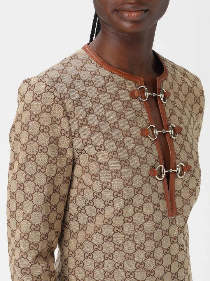 Gucci Dress Woman Camel