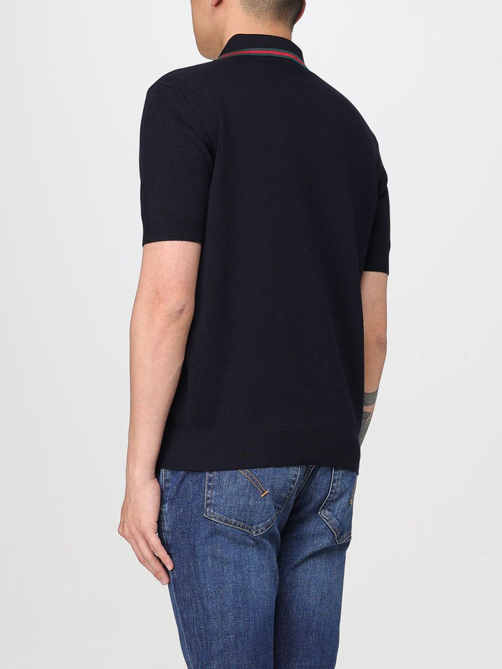 Gucci Polo Shirt Men Navy
