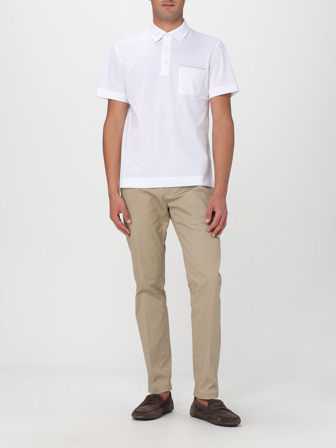 Zegna Polo Shirt Men White