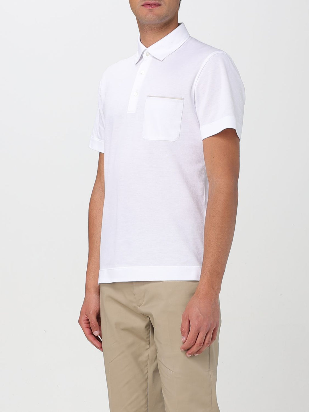 Zegna Polo Shirt Men White