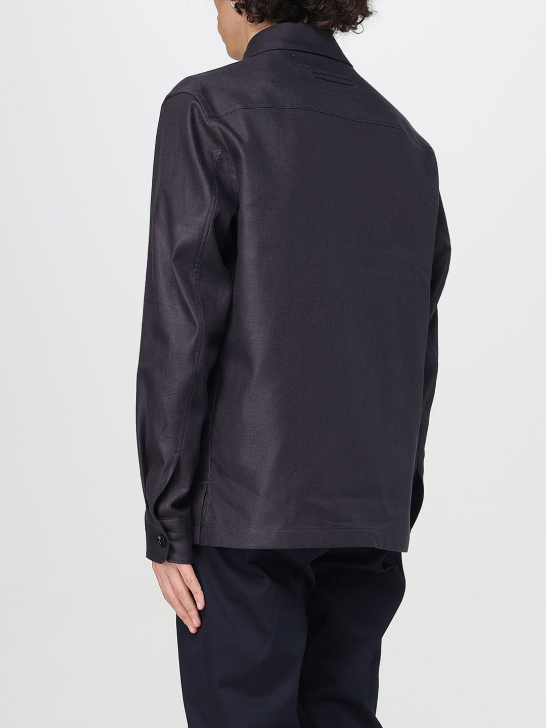 Zegna Jacket Men Blue