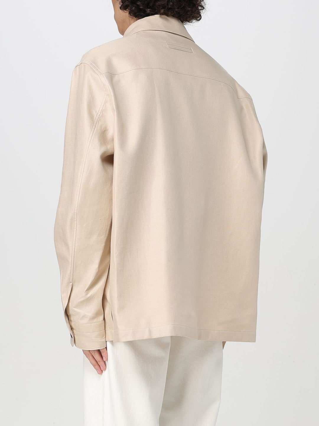 Zegna Jacket Men Sand