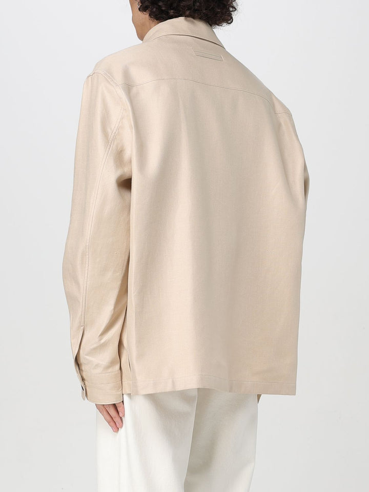 Zegna Jacket Men Sand