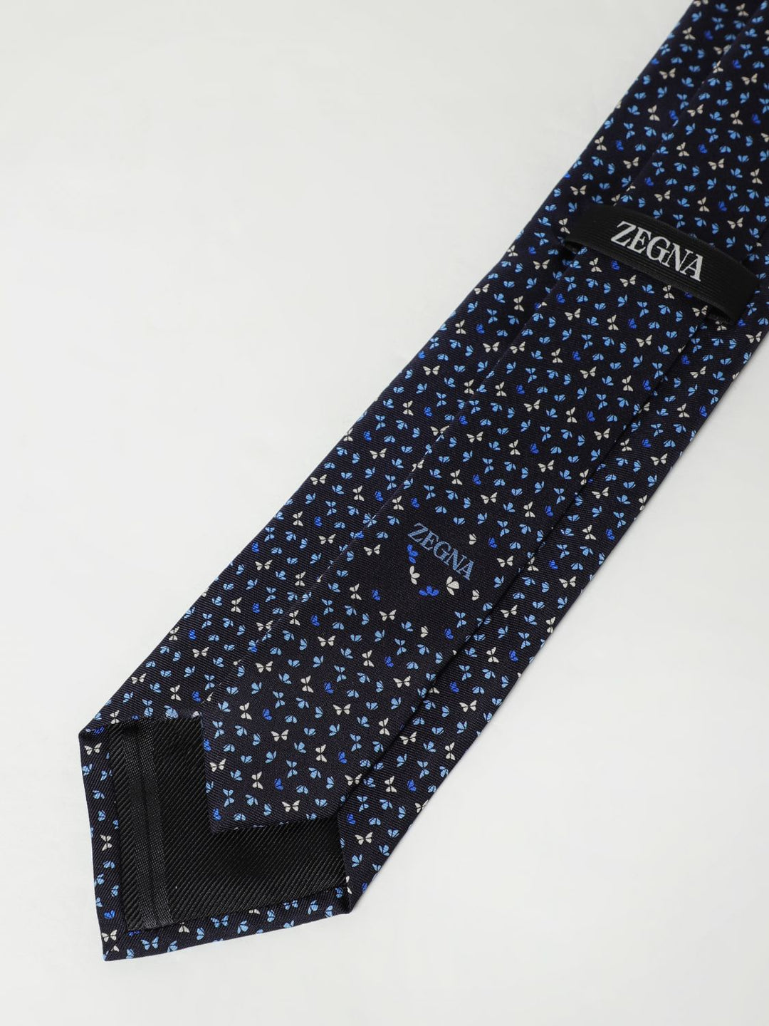 Zegna Tie Men Navy