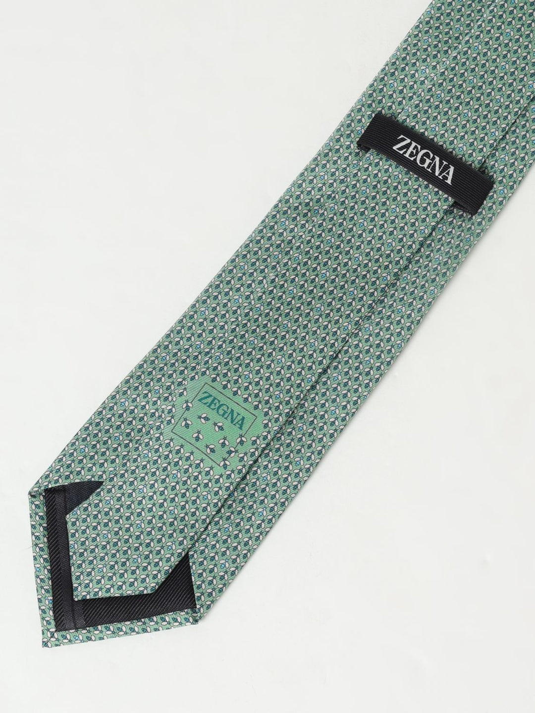 Zegna Tie Men Green