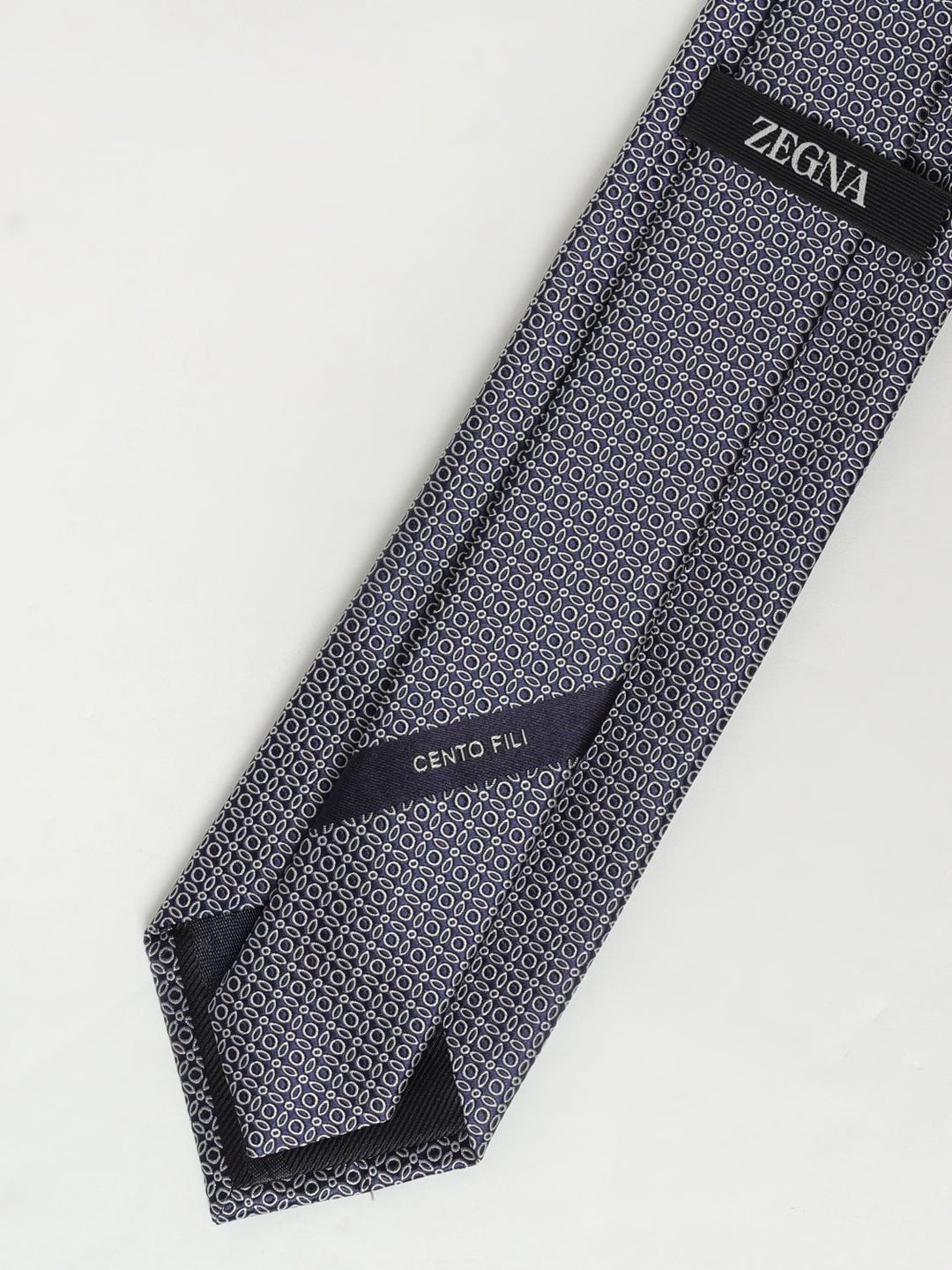 Zegna Tie Men Navy