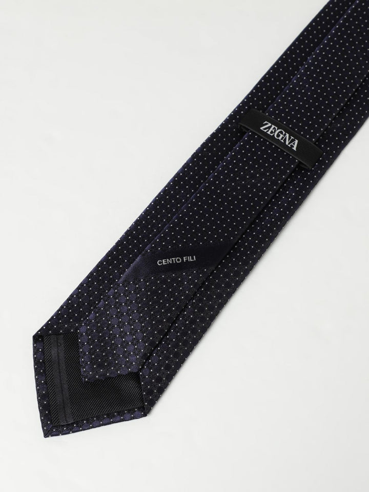 Zegna Tie Men Navy