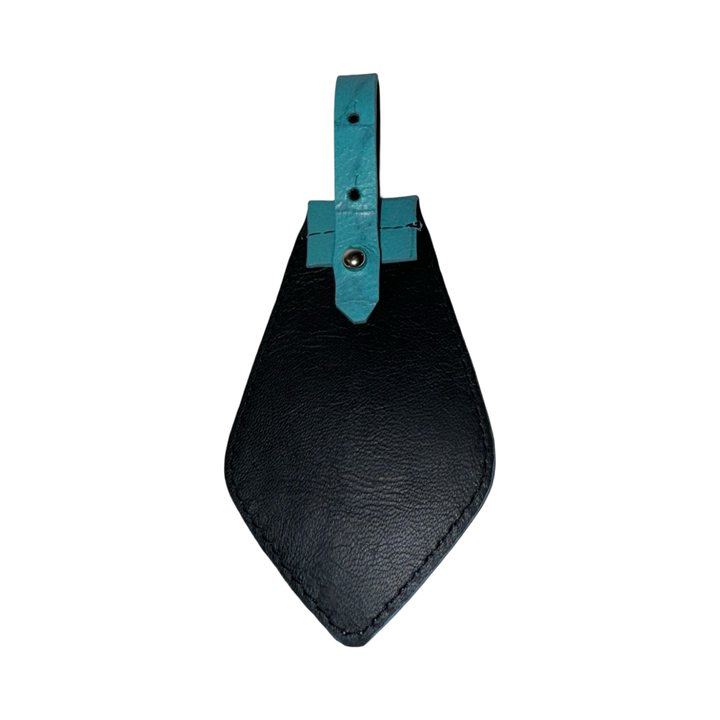 The Tiffany Collection. Gorgeous Turquoise Blue Embossed Croc Italian Leather Tie