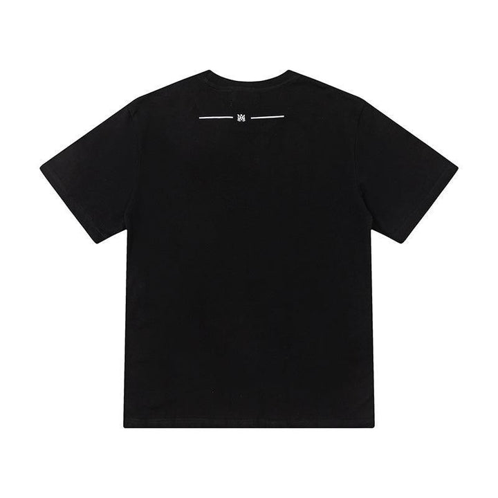 Amiri Black T-Shirt Without Collar