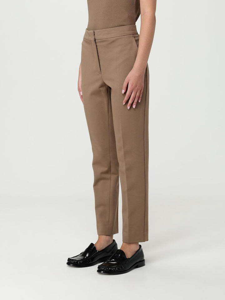 Max Mara Pants Woman Camel