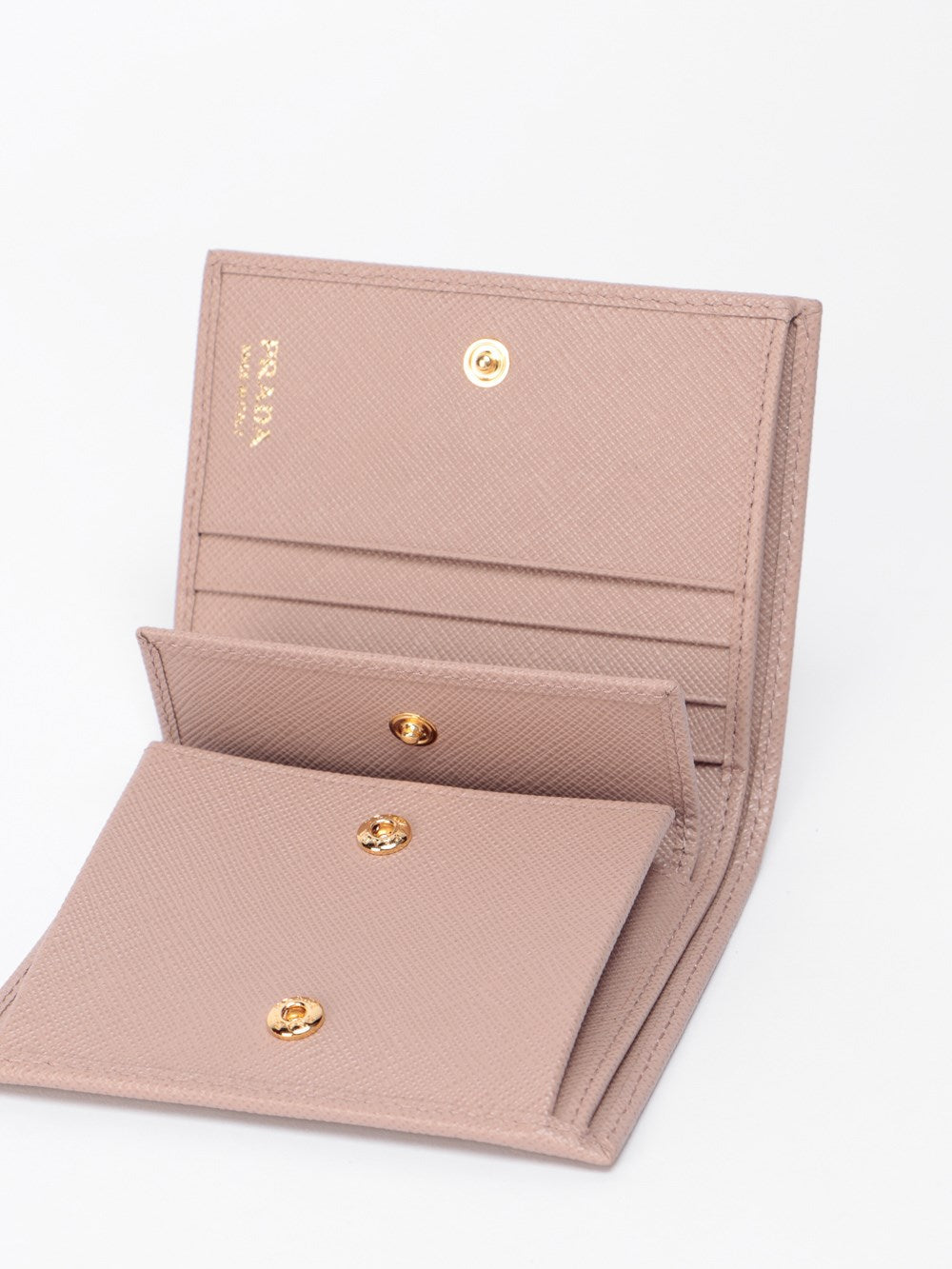 Prada Women Small Saffiano Leather Wallet