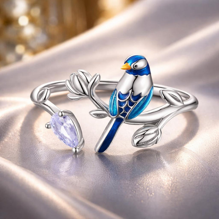 925 Silver Enamel &amp; Paved CZ Ring for Unisex