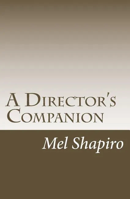 A Director's Companion - Paperback
