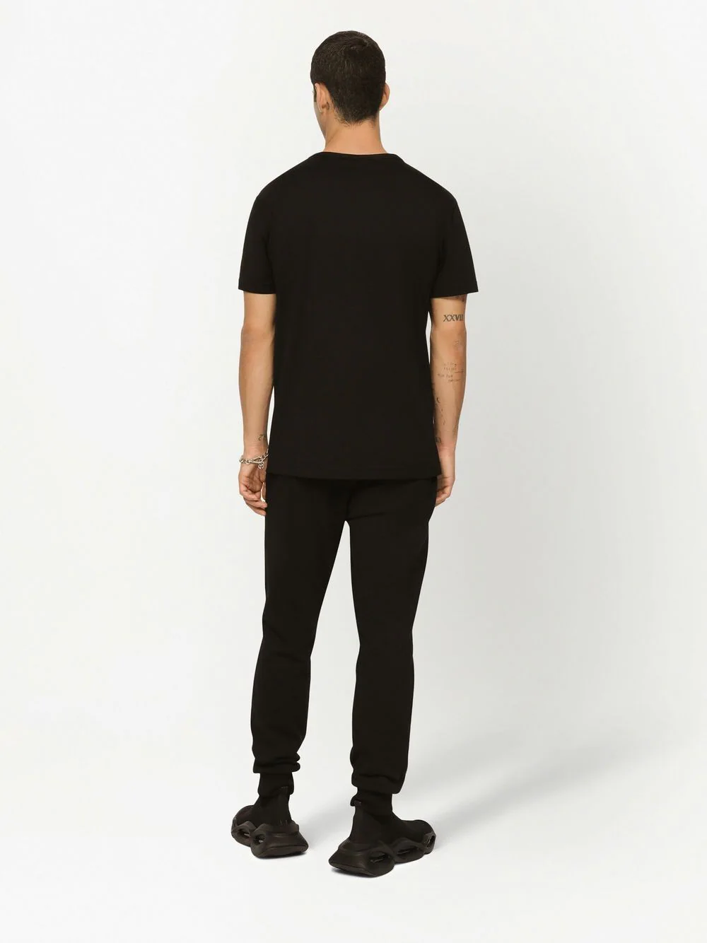 Dolce & Gabbana Men T-Shirt With Logo Plaque