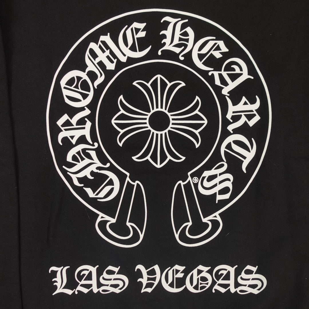 Chrome Hearts Las Vegas Exclusive Horseshoe Hoodie in Black