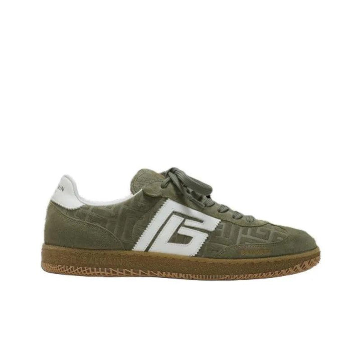 BALMAIN Swan Low-Top Skateboard Shoes &