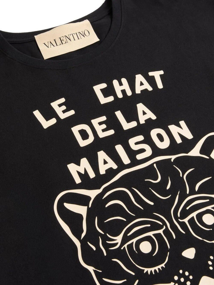 Valentino Garavani Men `Le Chat De La Maison` T-Shirt