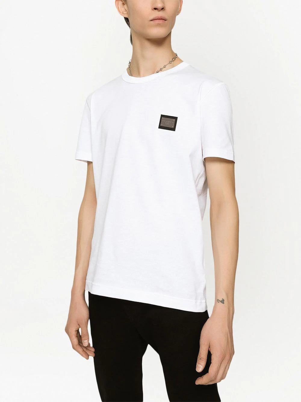 Dolce &amp; Gabbana Men Dg Essentials Crew Neck T-Shirt