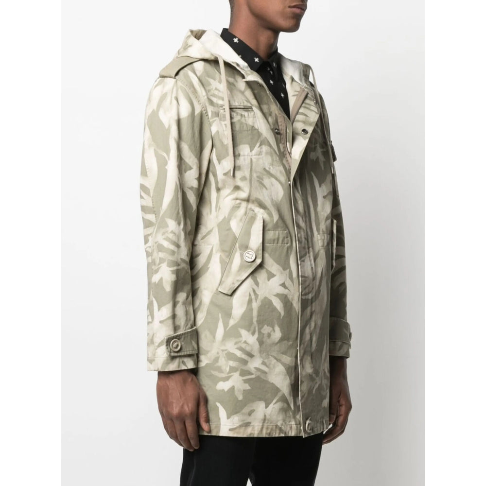 Saint Laurent Green Coats - Parkas Men