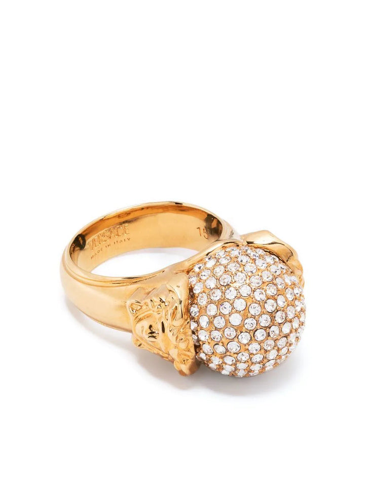 Versace Women Ring With Crystals
