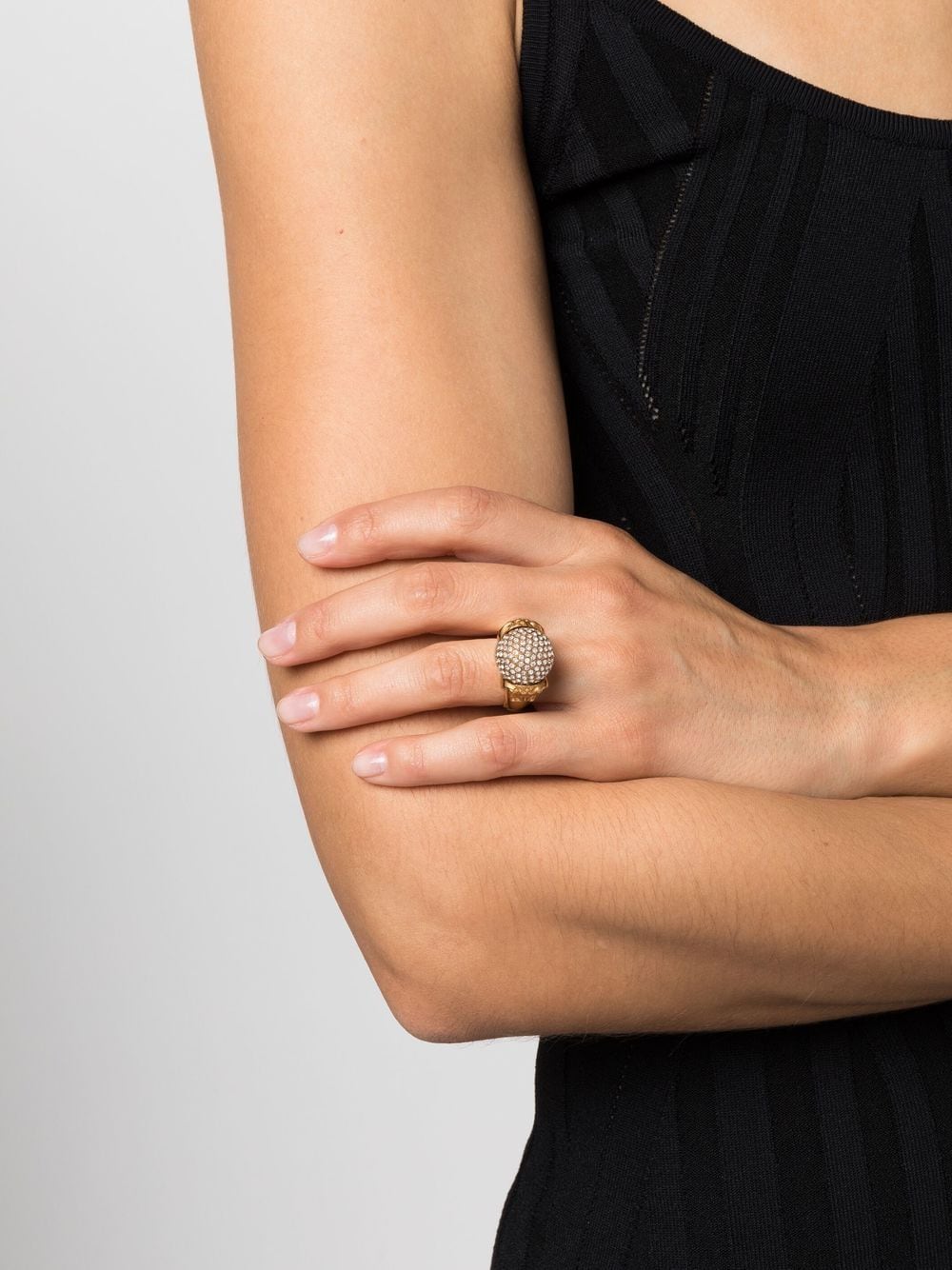 Versace Women Ring With Crystals