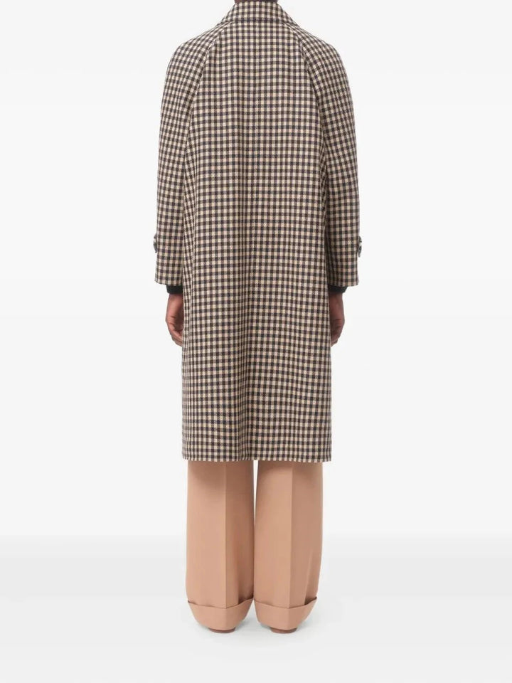 Valentino Garavani Men Check Coat