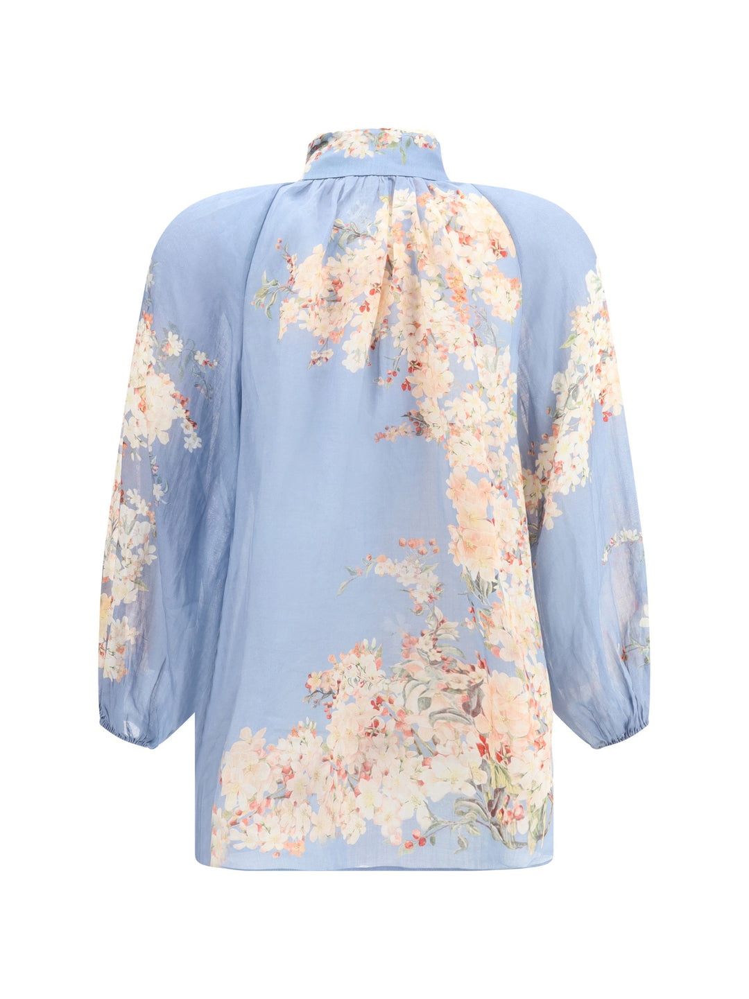 Zimmermann Women Cascadian Blouse With Puff Sleeves