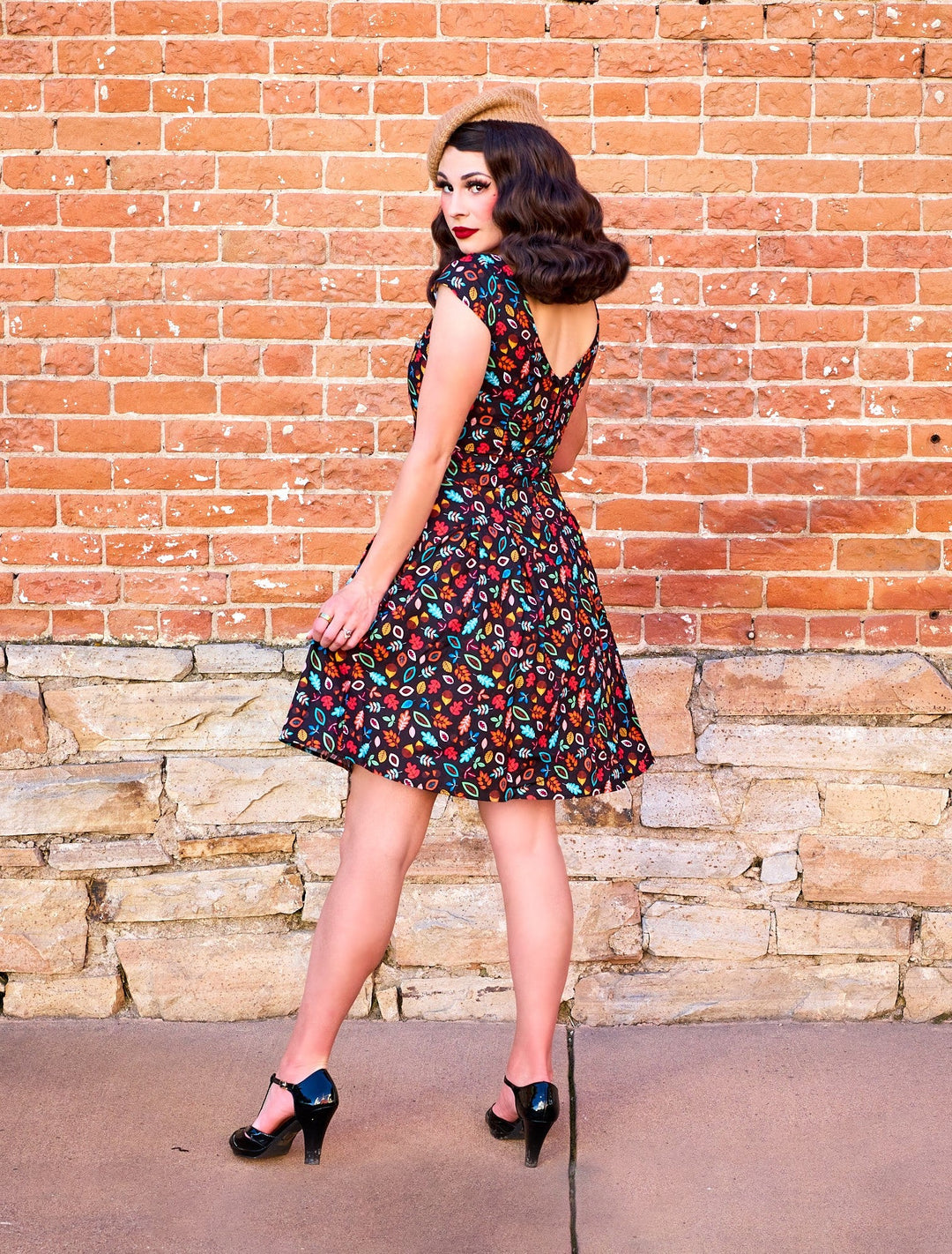 Leaves &amp; Acorns Margaret Dress