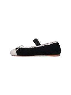Miu Miu Women Crochet Knit Ballet Flats