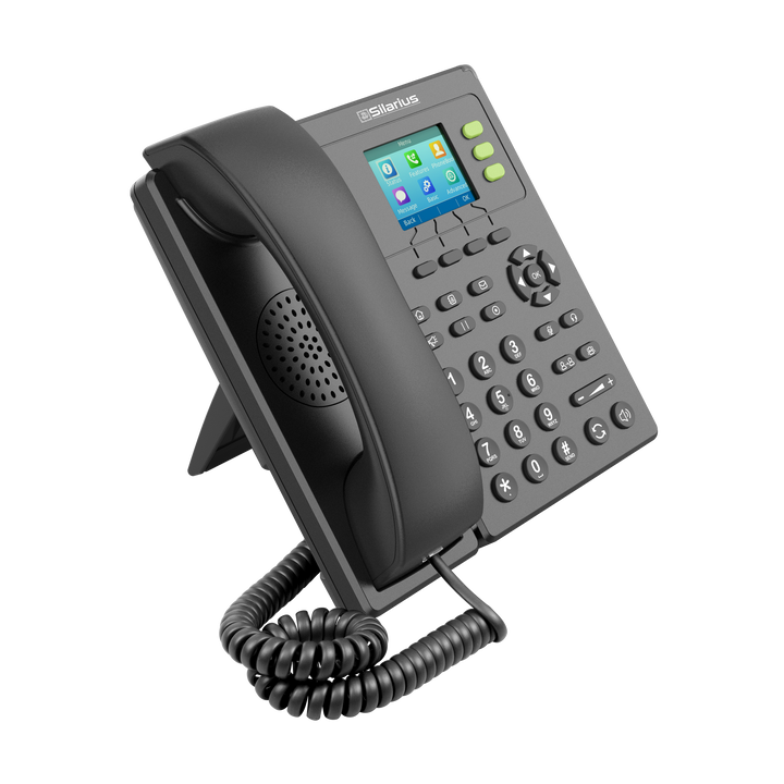 Silarius SILCIPP3SPW Basic Business Color Screen IP Phone