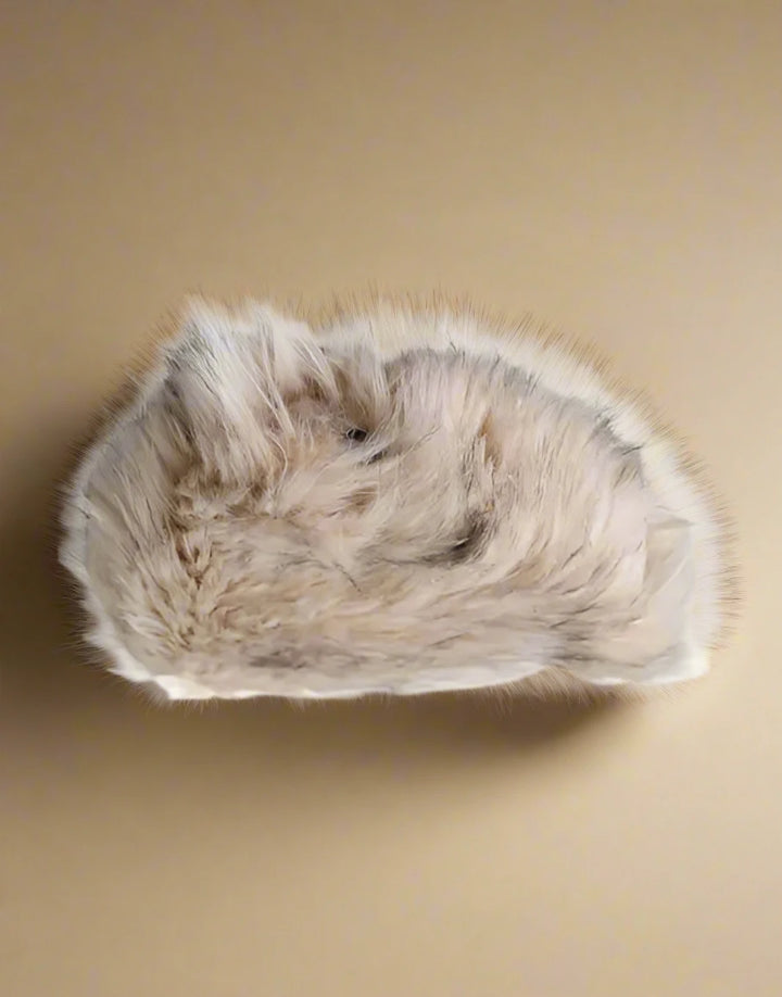 Dolce & Gabbana BEIGE ACRYLIC FUR WOMEN BUCKET HAT