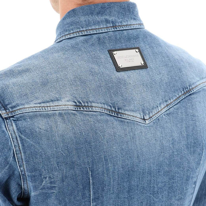 Dolce &amp; Gabbana Cotton Denim Shirt