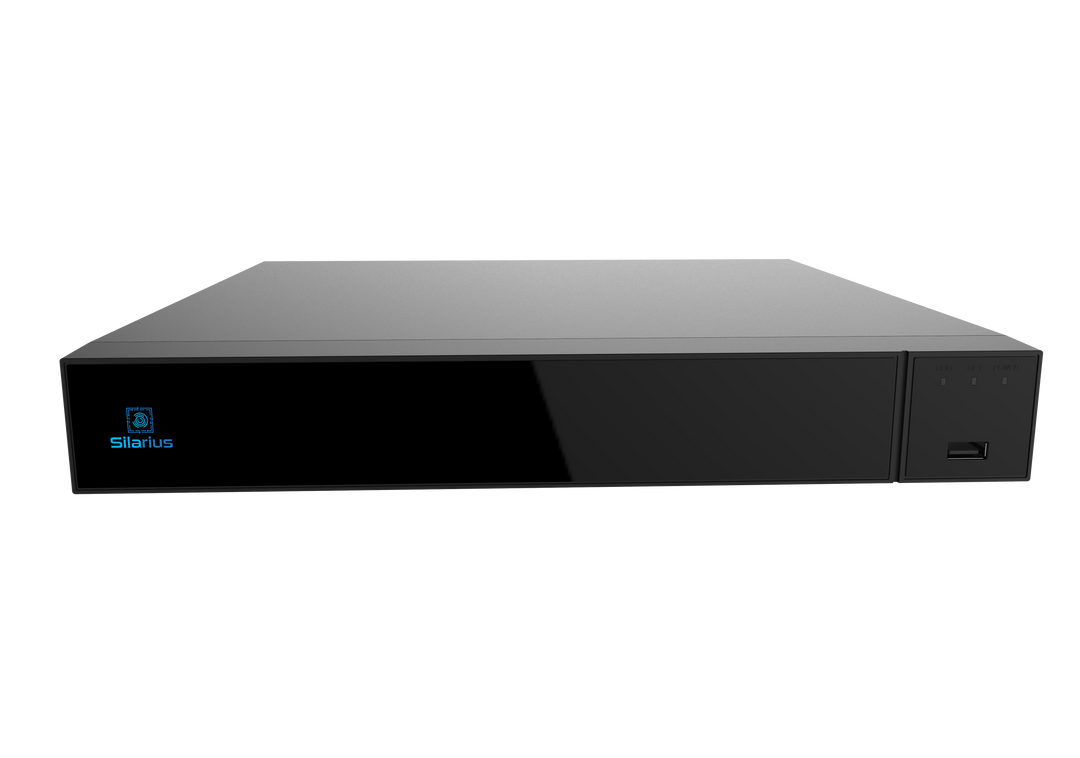 Silarius Pro Series SIL-NVR16CHPOE 25CH total, 16-Channels 4K POE NVR Gigabit, NVR, NO HDD