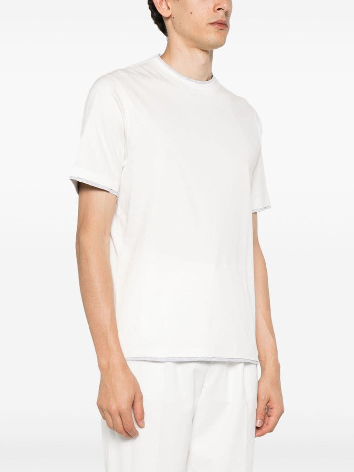Brunello Cucinelli Men T-Shirt With Faux-Layering