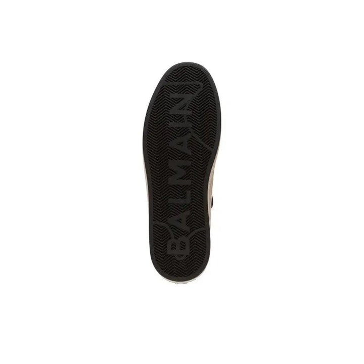 BALMAIN B-Court Flip Snakeskin-effect Sneakers