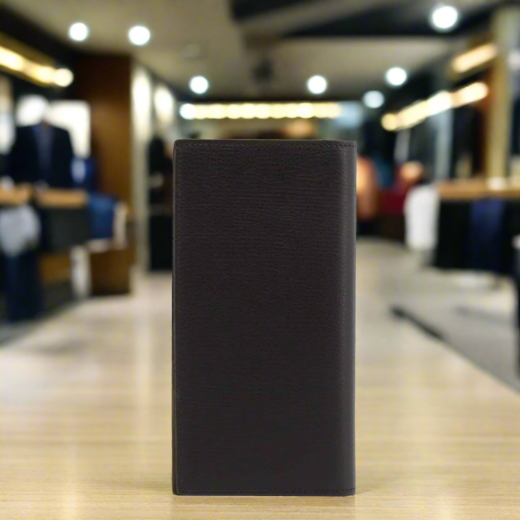 Ferragamo black long card Wallets