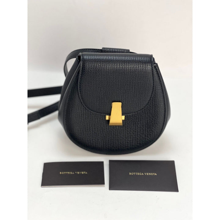 Bottega Veneta Palmellato black calfskin belt waist bag – STORE 7994