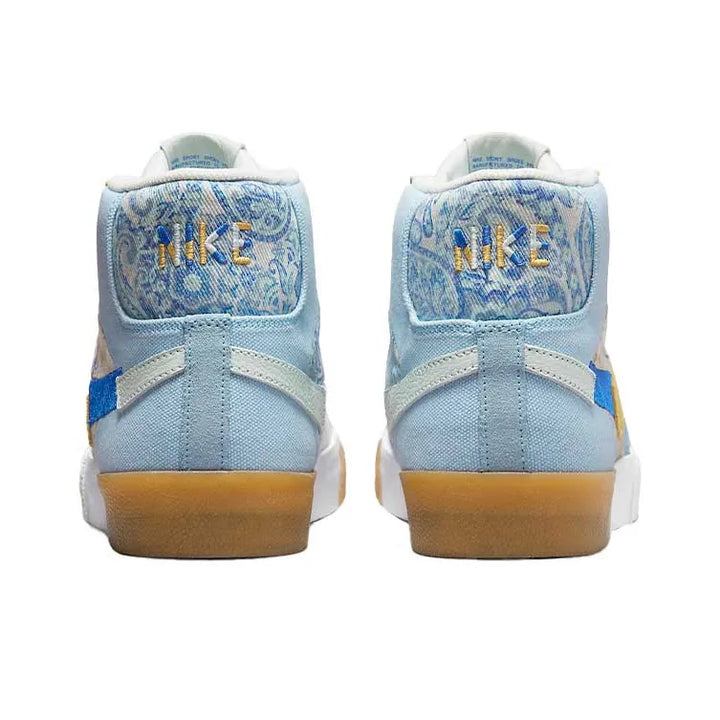 Nike SB Zoom Blazer Mid Premium Paisley Pack Boarder Blue
